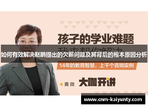 如何有效解决赵鹏提出的欠薪问题及其背后的根本原因分析