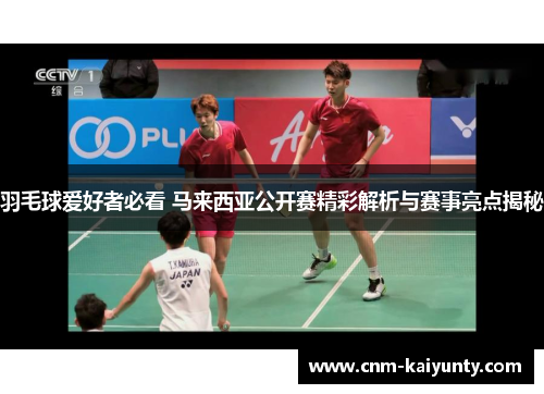羽毛球爱好者必看 马来西亚公开赛精彩解析与赛事亮点揭秘